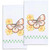 Butterfly Hand Towels (blue or monarch orange)