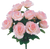 Colorfast Open Lillian Rose Bush - Baby Pink