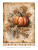 Rice Paper - Autumn Pumpkin Floral A4