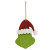 Green Monster Santa Hat Ornament