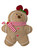 18" Plush Gingerbread Throw Pillow
