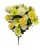36" Orchids, Dahlias, & Roses Mixed Bush - Yellow