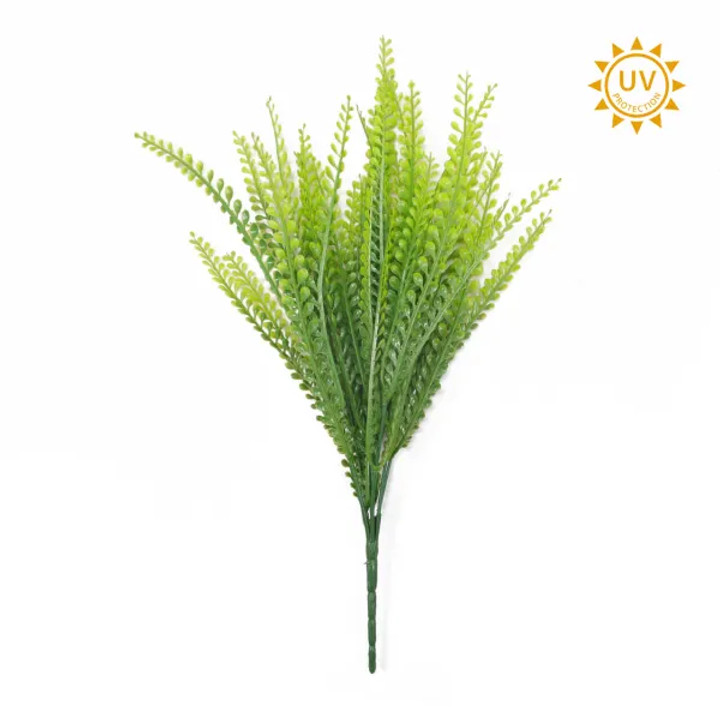 2-Tone Green Bead Grass Bush