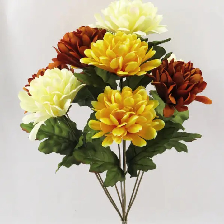 Mum Bush - Cream/Brown/Yellow