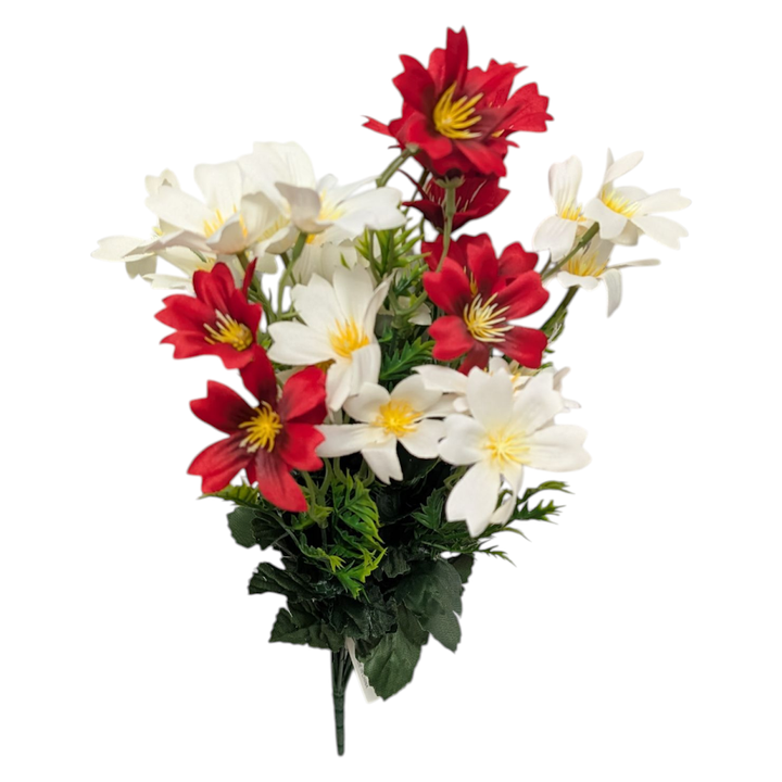 Blossom Bush - Red & White