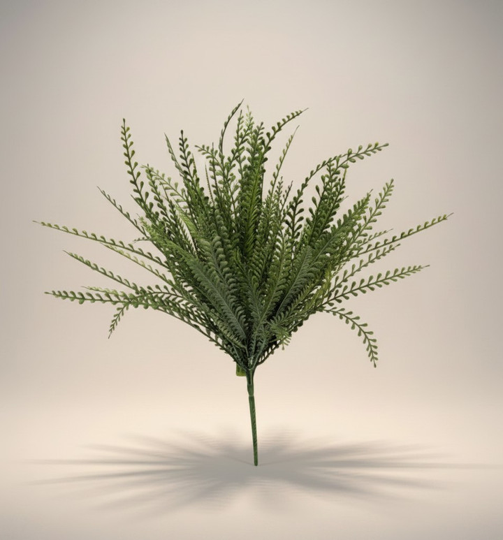 19" Button Leaf / Bead Grass Bush
