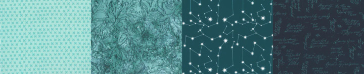 Celebrating 50 Years of Moda Fabrics - Prussian Blue Blenders - 33800 15