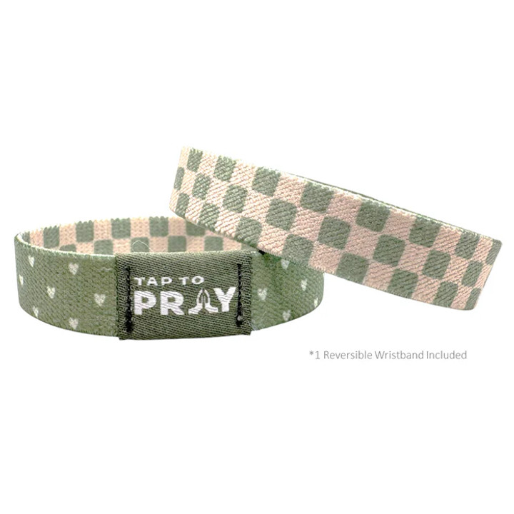 Tap To Pray™ Reversible Wristbands - Cottage & Tile