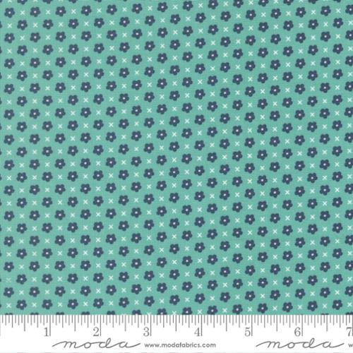 Moda Sherri & Chelsi Delightfully Yours - Poolside Ditsy Floral on Aqua
