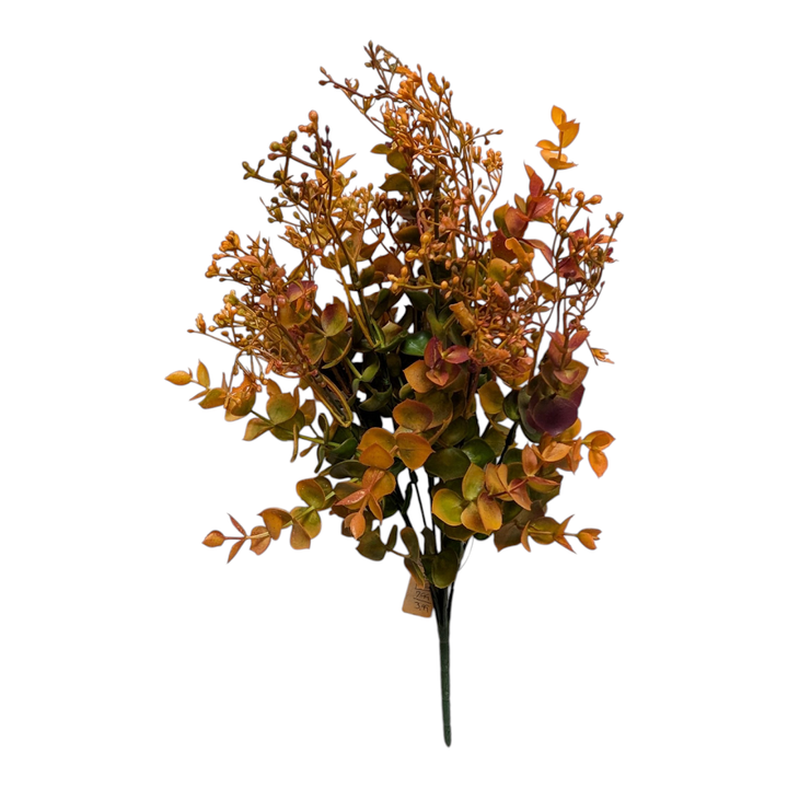 Mixed Eucalyptus Bush -  Burgundy Orange