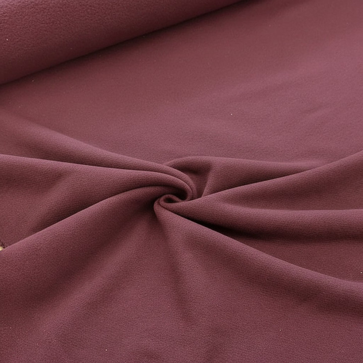 Burgundy Cozy SWEATSHIRT FLEECE Fabric - Poly/Cotton Blend