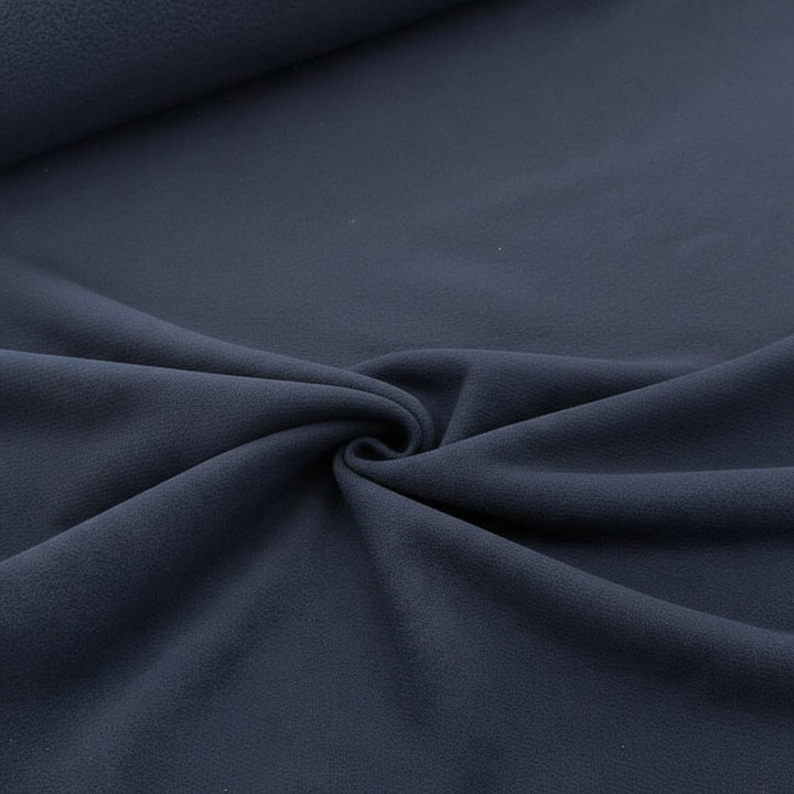 Navy Cozy SWEATSHIRT FLEECE Fabric - Poly/Cotton Blend