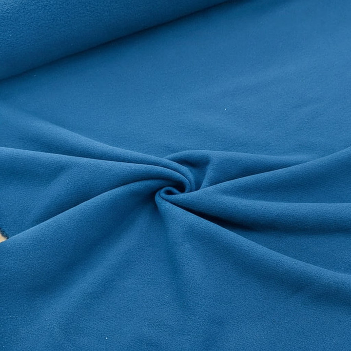 Royal Blue Cozy SWEATSHIRT FLEECE Fabric - Poly/Cotton Blend