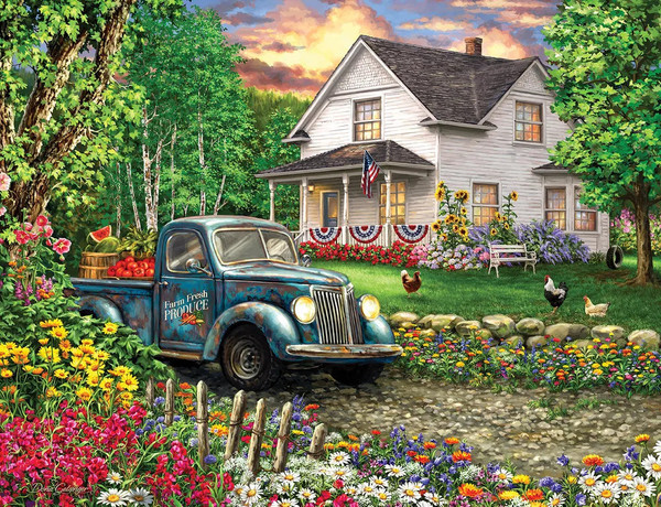 Simpler Times 500 Piece Jigsaw Puzzle