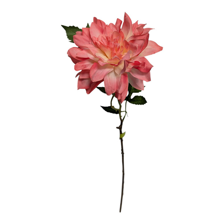 25" Coral Dahlia Spray