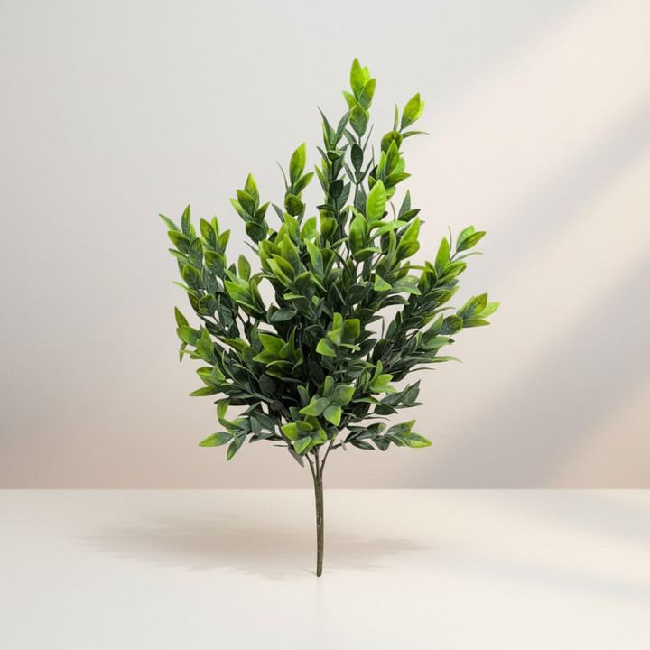21" Full Ruscus Bush
