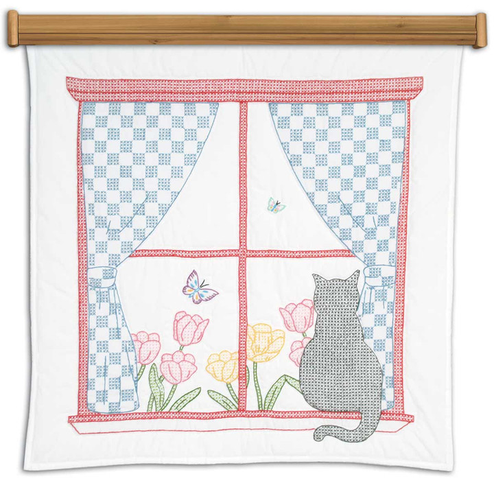 Cat in a Window Wall Quilt
