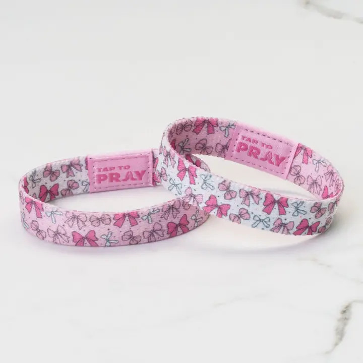 Tap To Pray™ Reversible Wristbands - Boutique Bows