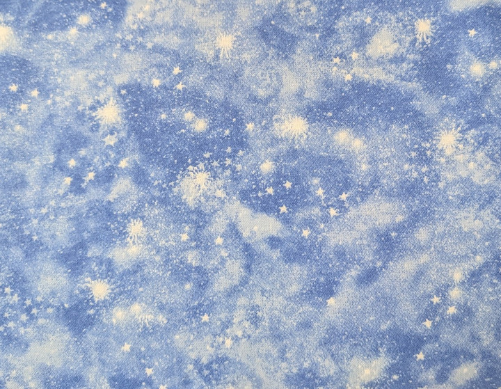 Fun Flannels Stars ~ Dreamy Blue - Cozy Cotton Flannel Fabric for Quilting & Baby Projects