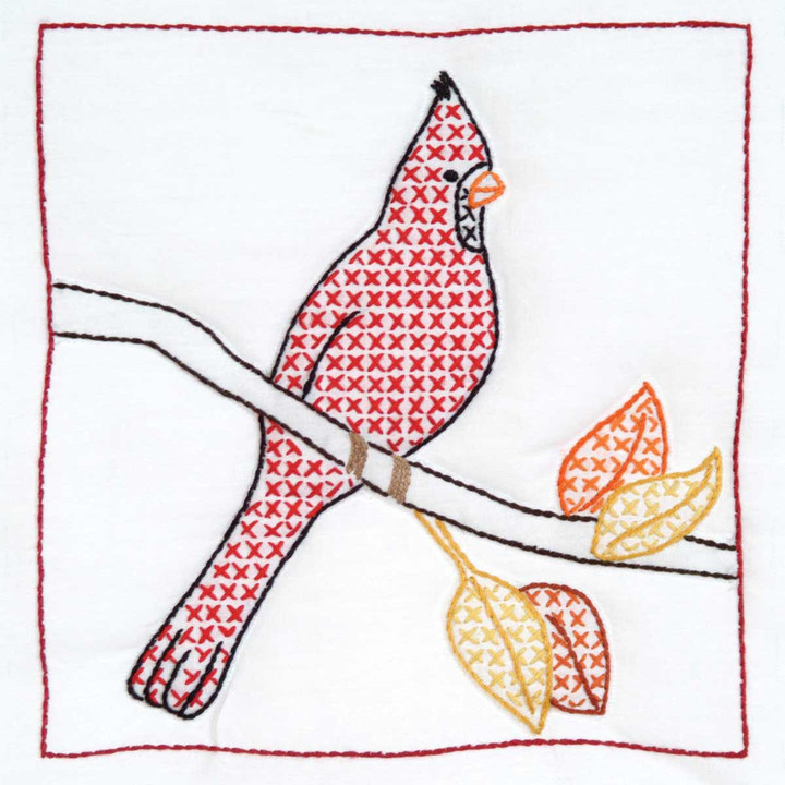 Cardinal 9" Quilt Blocks