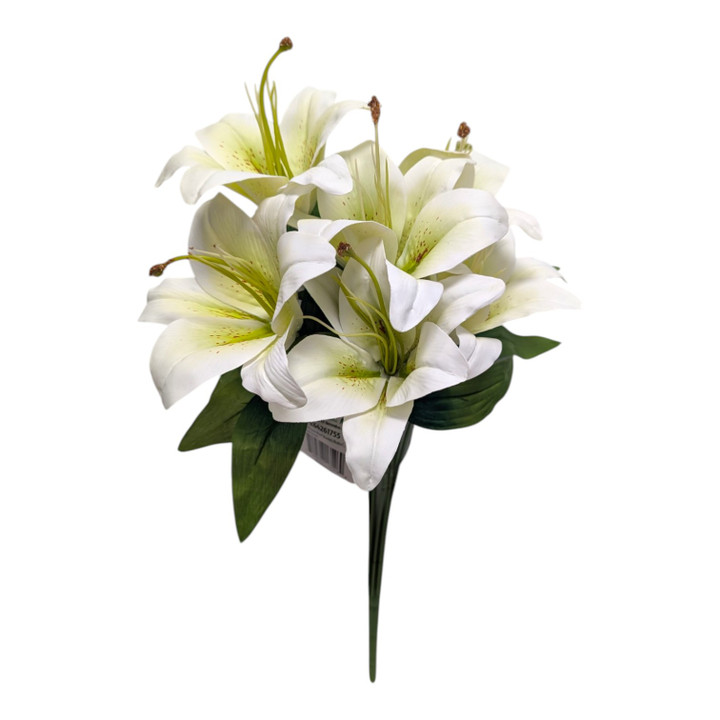 Cream Lily Bush (Real Touch)
