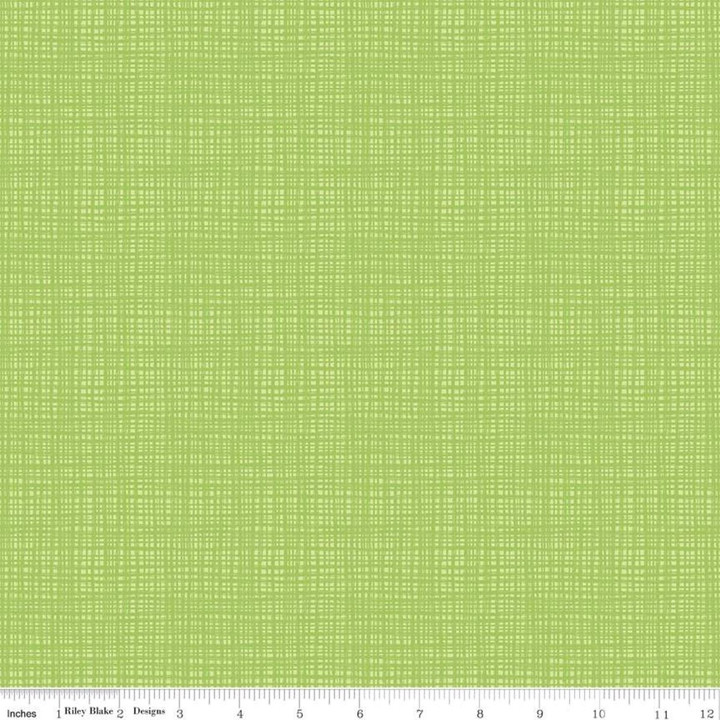 Key Lime Textured Grid Blender Riley Blake Cotton Fabric