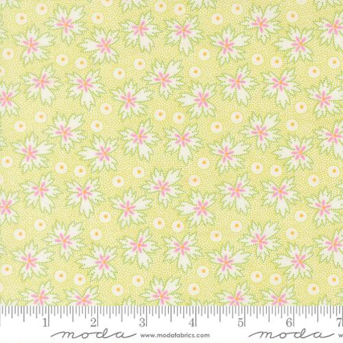 Summers End Sprout Small Floral Print Fig Tree Co Cotton Fabric