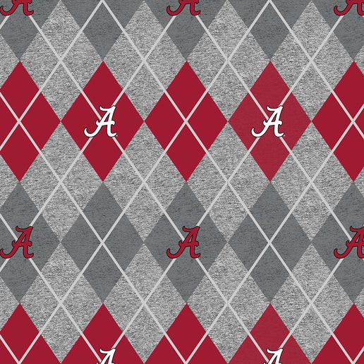 Official Licensed University of Alabama Heather Argyle Fleece