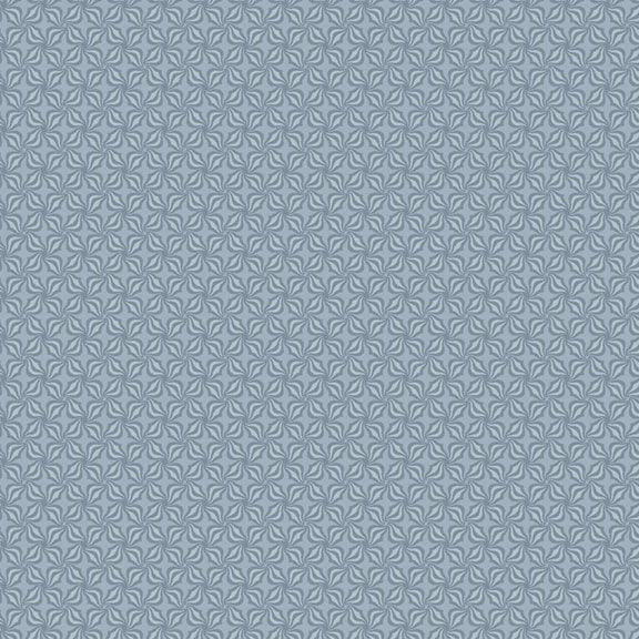 Smithsonian Wild Flowers Geo in Slate – 100% Cotton