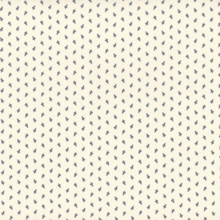 Middleboro Road Cream Micro Floral Cotton Fabric