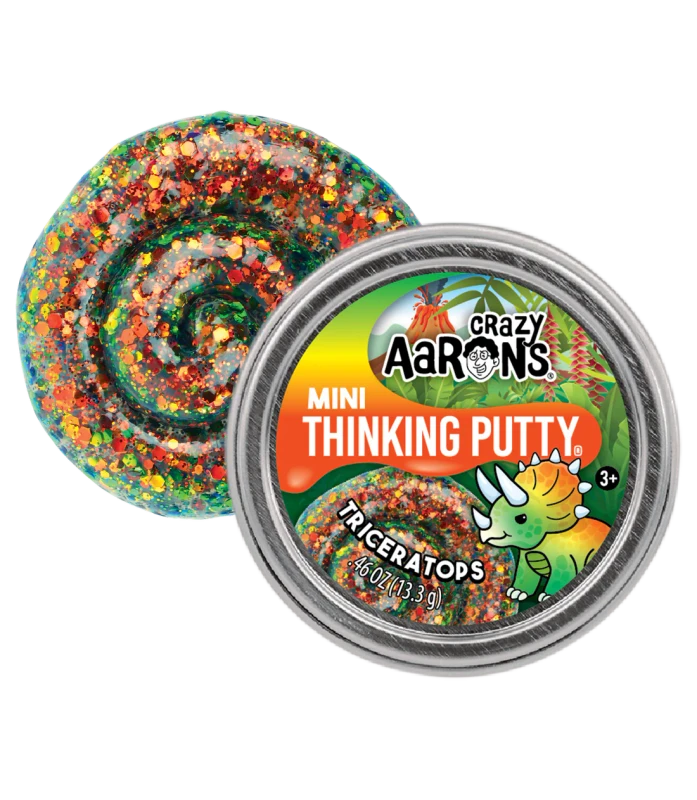 CRAZY AARONS Triceratops Thinking Putty | MINI 