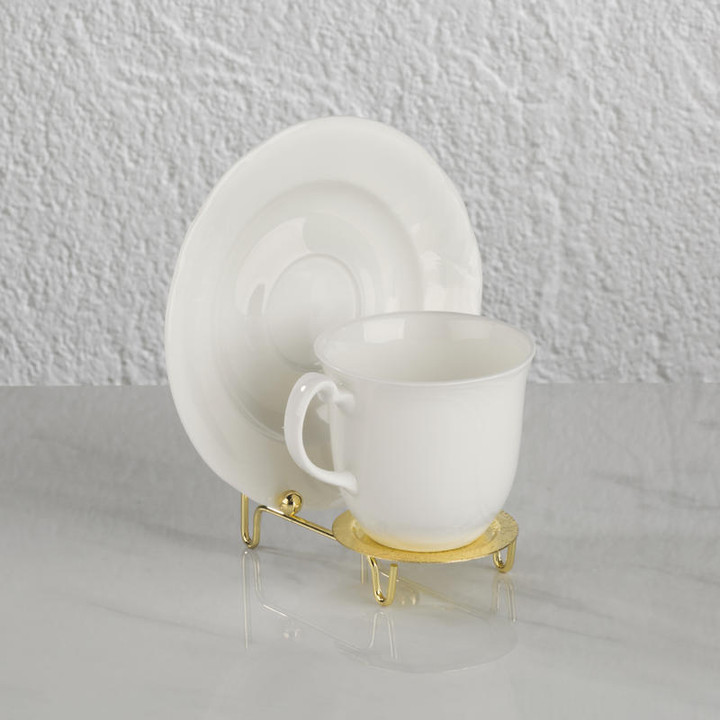 Etched Base Cup & Saucer Display Stand