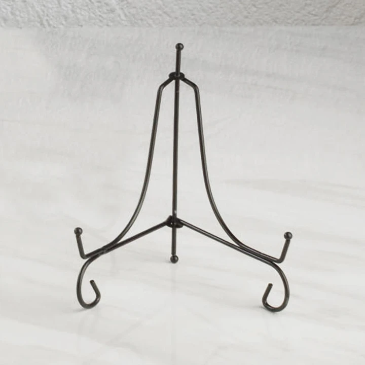 7" Black Wire Folding Easel