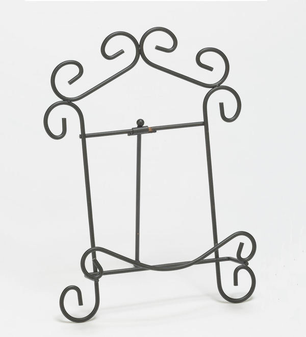 11.25" Black Scroll Easel