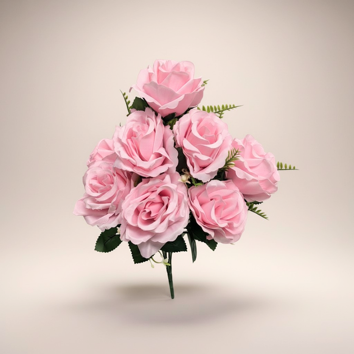 Elegant Rose Bush - Soft Pink