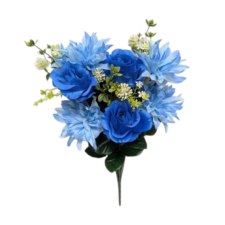 Blue Rose & Dahlia Mixed Bush