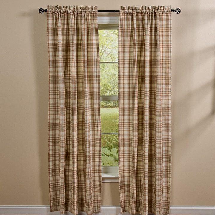 Currant Lined Panel Pair 84" L