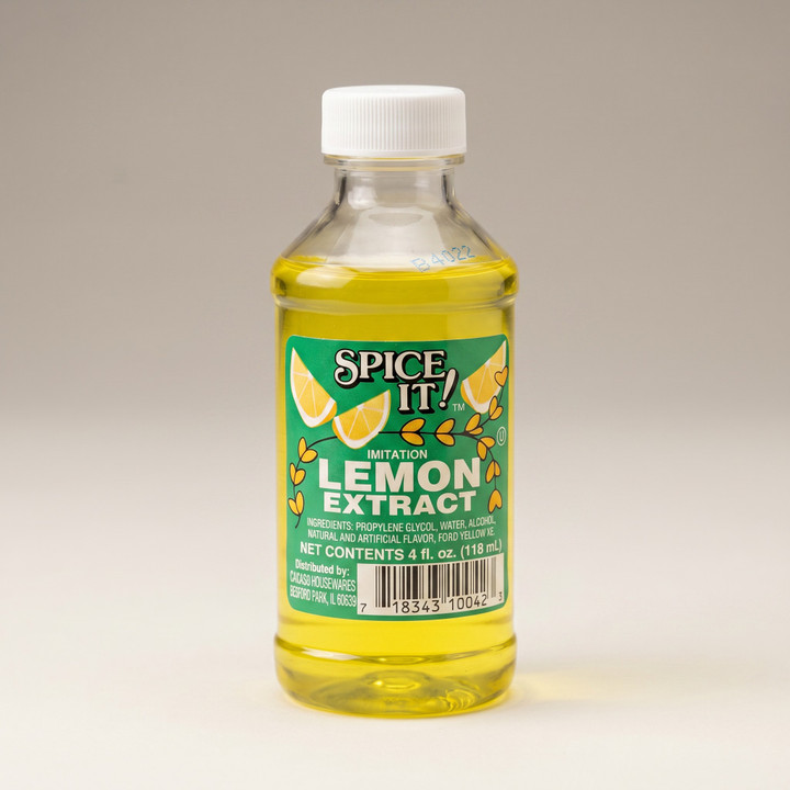 Imitation Lemon Extract – 4 oz