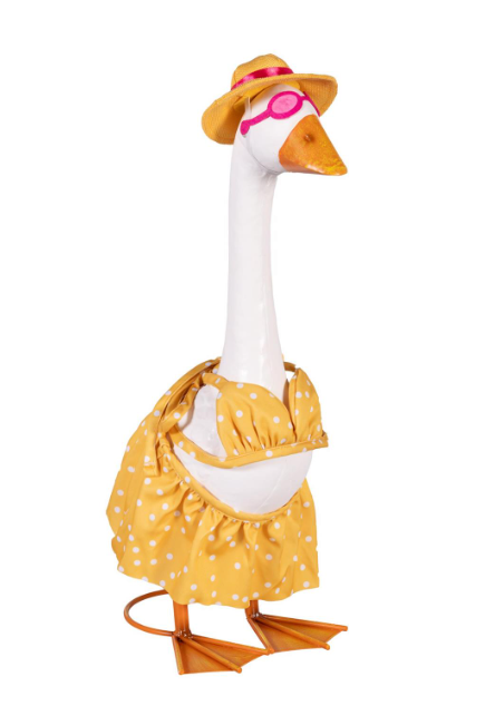 Giddy the Goose Yellow Polka Dot Bikini Outfit
