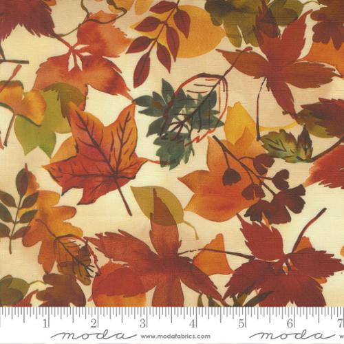 Northern Brights Autumn Leaves Cotton Fabric