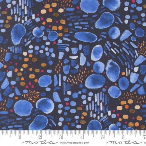 Northern Brights Night Sky Abstract Cotton Fabric