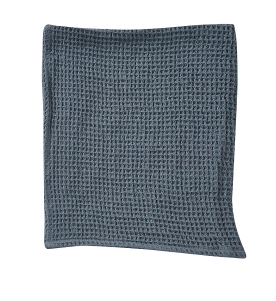 Solid Waffle Dishtowel - Blue