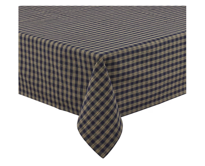 Sturbridge Tablecloth - 84"L - Navy