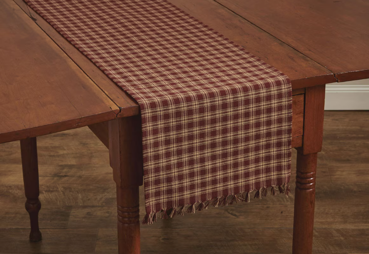 Sturbridge Table Runner - 54"L - Wine