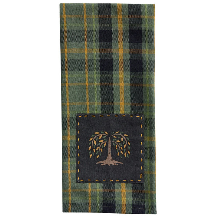 Willow Lane Plaid Decorative Dishtowel
