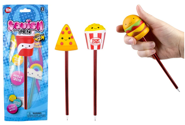 Squish Pen (Fast Food Edition) –  Assorted (Mystery)