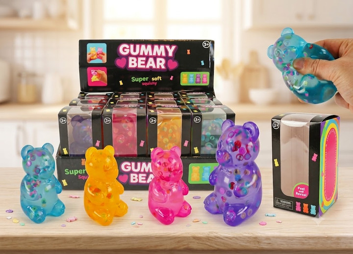 3" Sugar Dough Gummy Bear Squishy