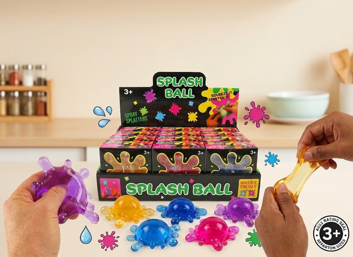 3" Sticky Splash Squishy