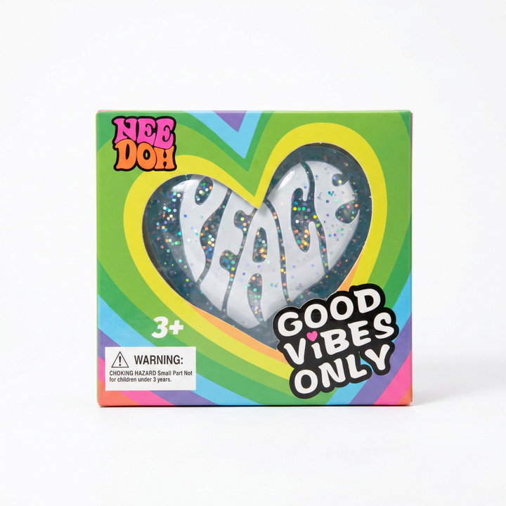 Good Vibes Only Heart Squishy Stress Toy (Styles Vary)