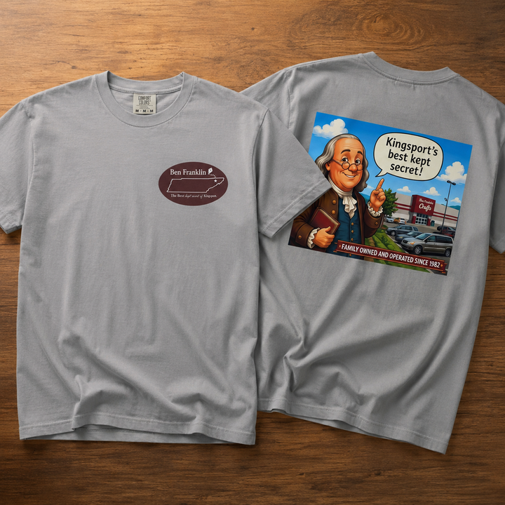 Ben Franklin Kingsport's Best Kept Secret Comfort Colors T-Shirt